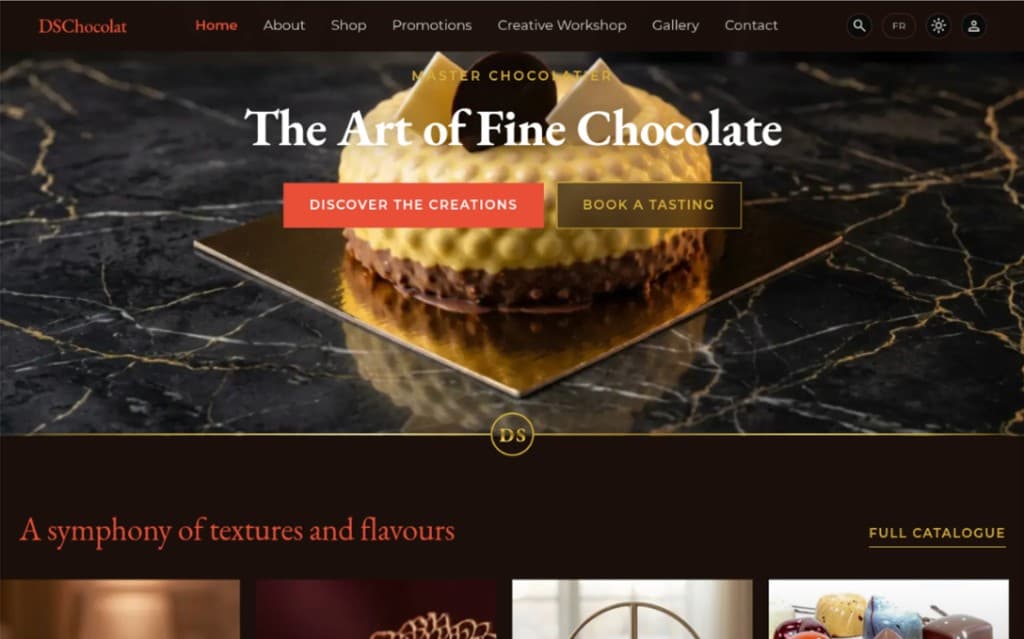 Aperçu de la démo DS Chocolat